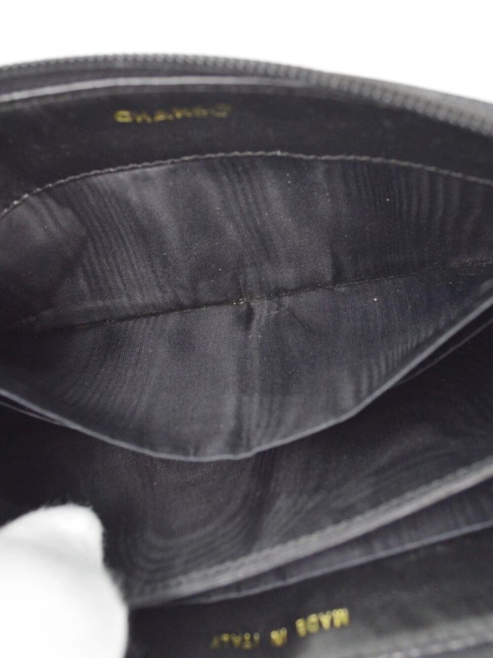 Chanel Black Calfskin Zip Around Wallet - Picture 7 of 7